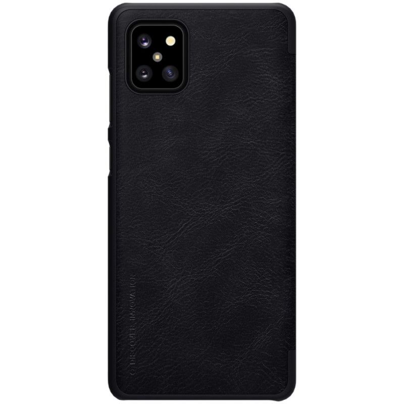 Flip Case Samsung Galaxy Note 10 Lite Schwarz Nillkin-Qin-Serie