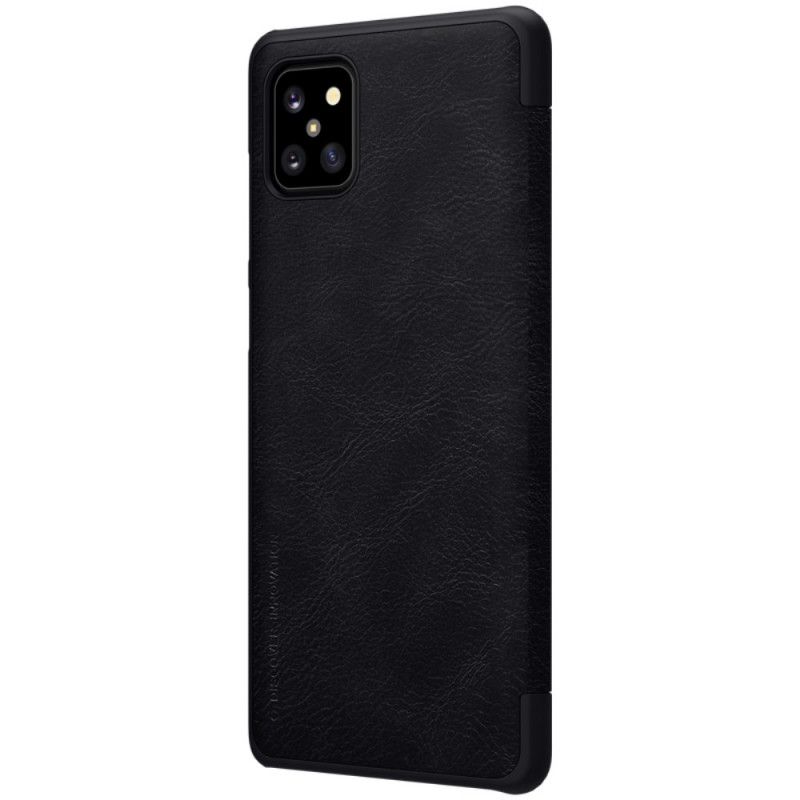 Flip Case Samsung Galaxy Note 10 Lite Schwarz Nillkin-Qin-Serie