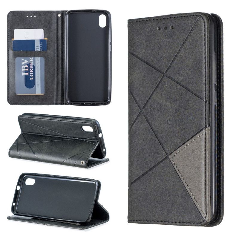 Flip Case Für Xiaomi Redmi 7A Schwarz Künstlerstil