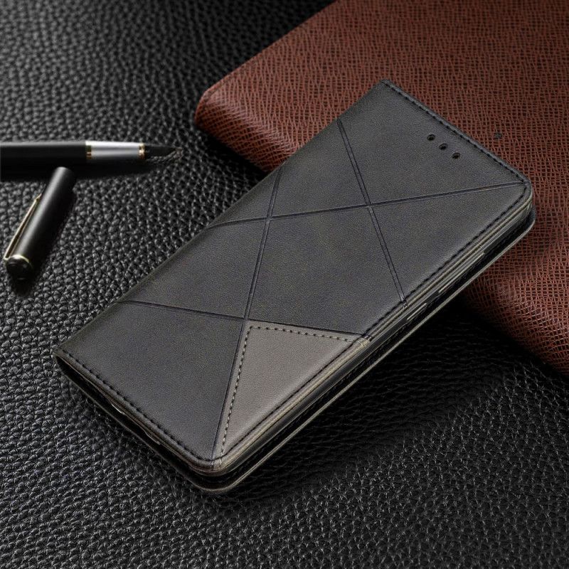 Flip Case Für Xiaomi Redmi 7A Schwarz Künstlerstil