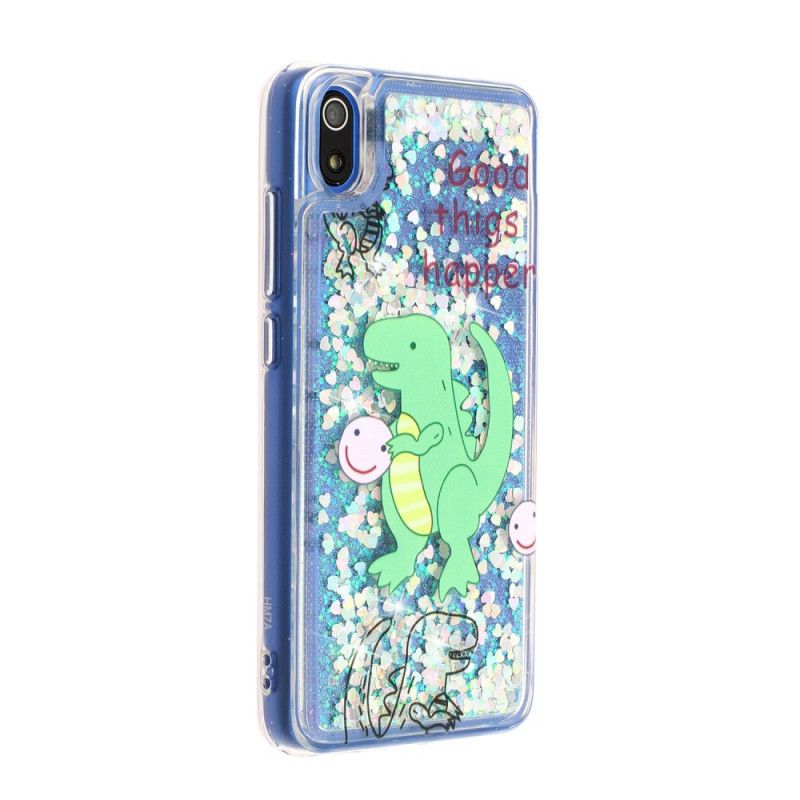 Hülle Für Xiaomi Redmi 7A Glitzerdinosaurier