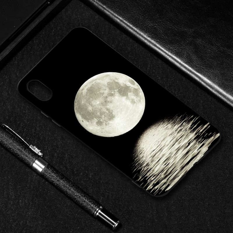 Hülle Xiaomi Redmi 7A Flexibler Silikonmond Marine