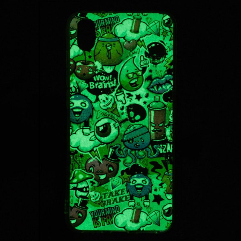 Hülle Xiaomi Redmi 7A Fluoreszierender Wahnsinn