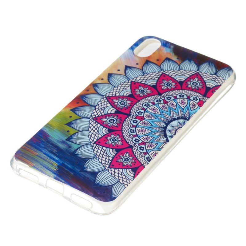 Hülle Xiaomi Redmi 7A Fluoreszierendes Farbiges Mandala