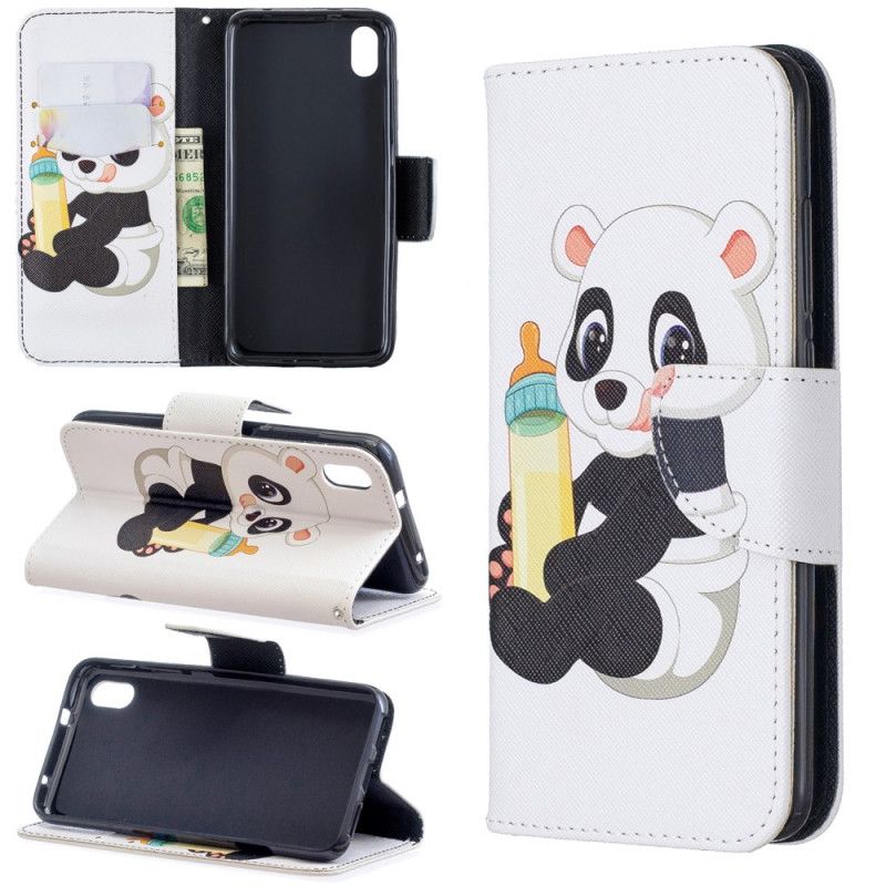 Lederhüllen Xiaomi Redmi 7A Babypanda