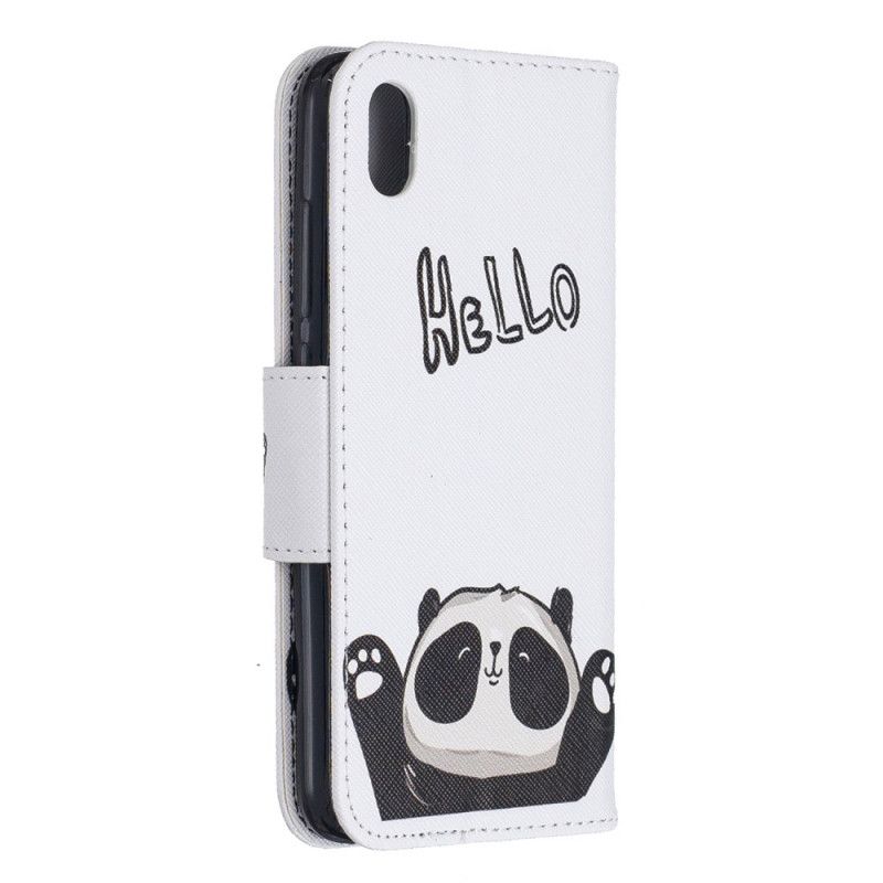 Lederhüllen Xiaomi Redmi 7A Hallo Panda