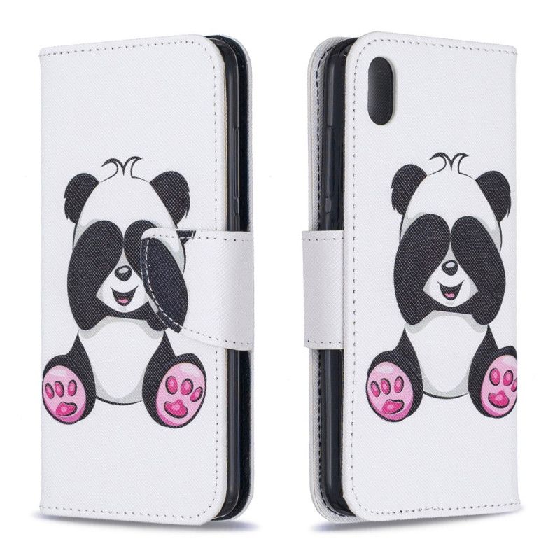 Lederhüllen Xiaomi Redmi 7A Lustiger Panda