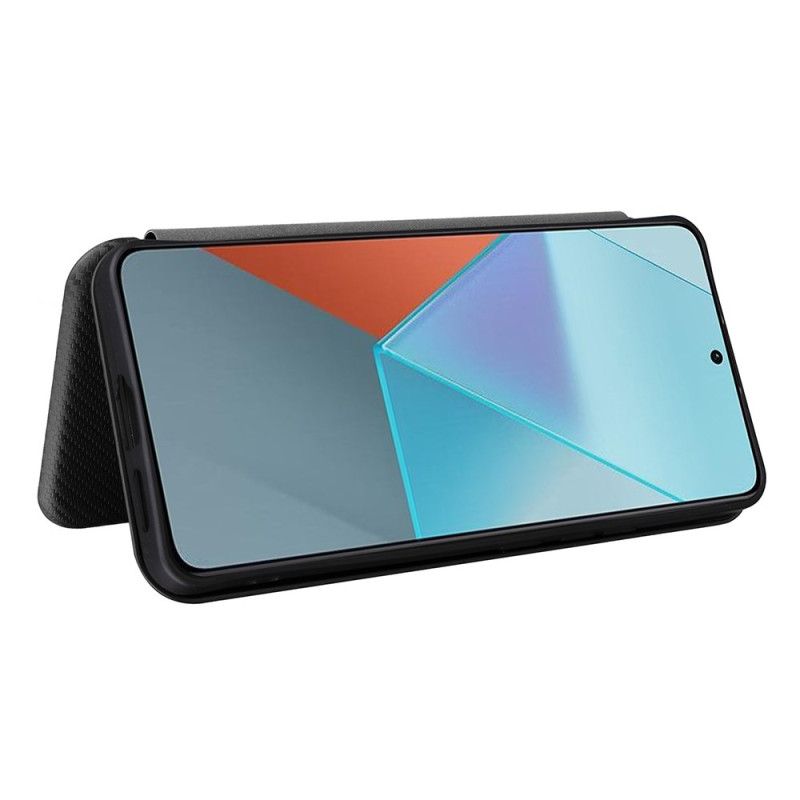 Flip Case Für Xiaomi Redmi Note 13 Pro 5g Kohlefaser