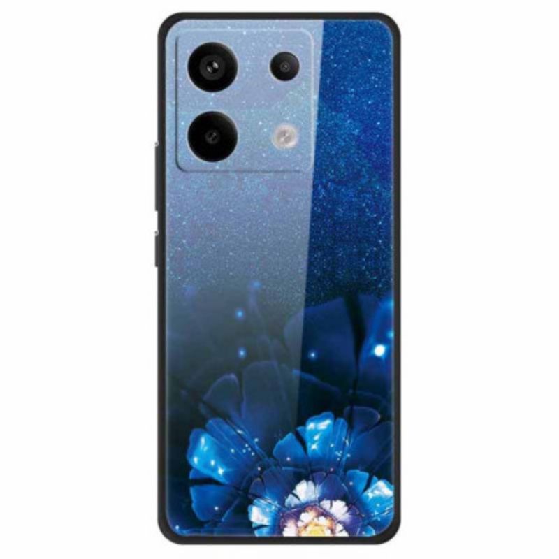 Hülle Xiaomi Redmi Note 13 Pro 5g Handyhülle Blaues Horn Aus Gehärtetem Glas