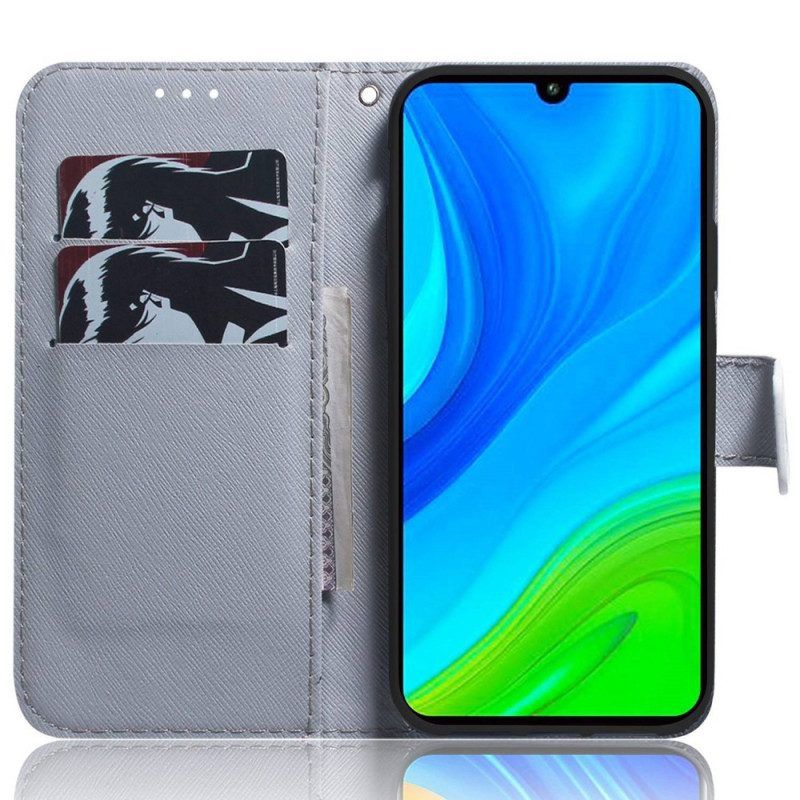 Flip Case Für Realme C35 Mit Kordel Tanga Mops