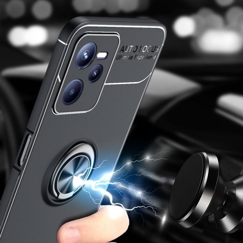 Handyhülle Für Realme C35 Auto Focus Flexibles Silikon Mit Metallring