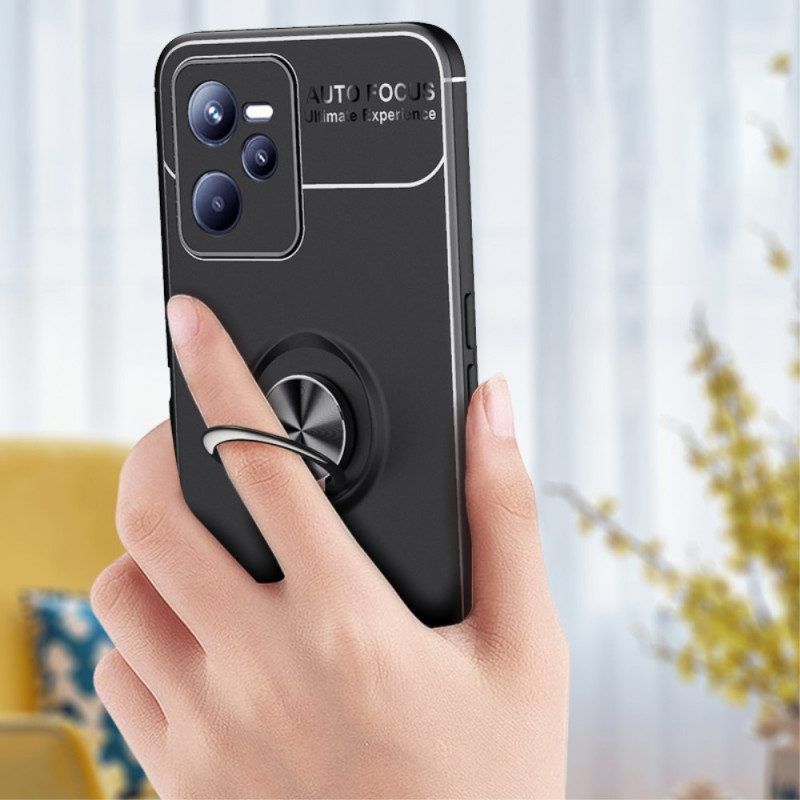 Handyhülle Für Realme C35 Auto Focus Flexibles Silikon Mit Metallring