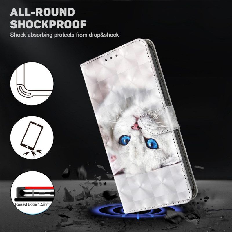 Flip Case Für iPhone 14 Pro Mit Kordel Nur Tanga-katzen