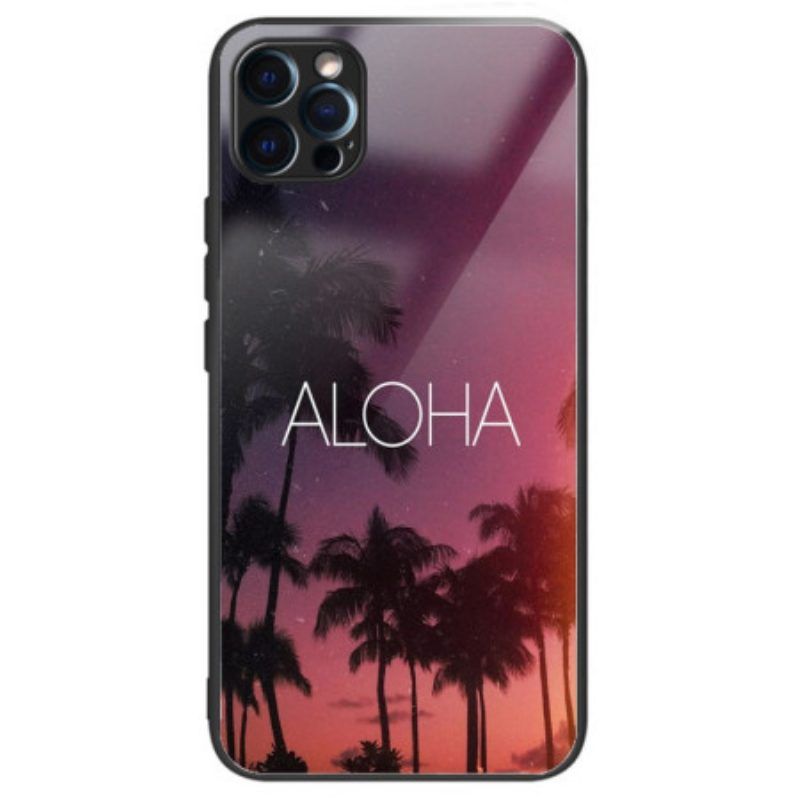 Handyhülle Für iPhone 14 Pro Aloha Gehärtetes Glas