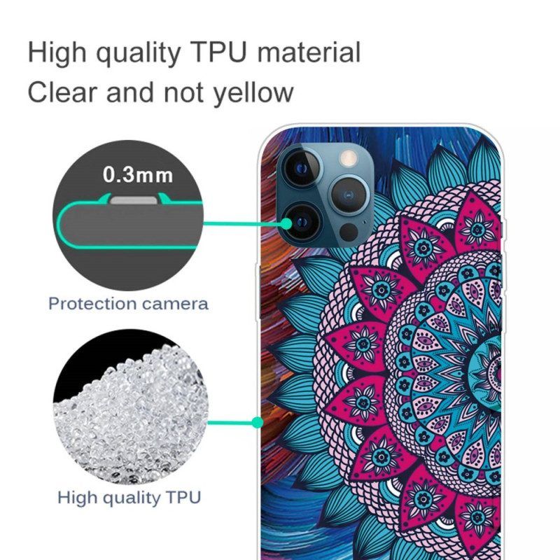 Handyhülle Für iPhone 14 Pro Buntes Mandala