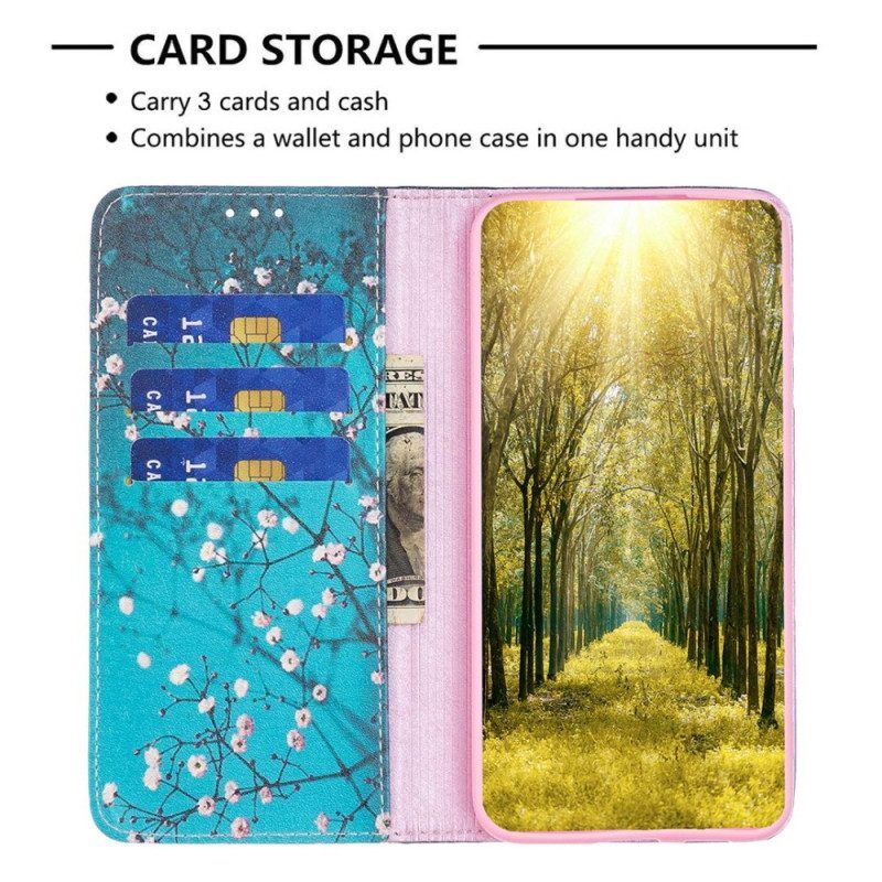 Schutzhülle Für iPhone 14 Pro Flip Case Blumen