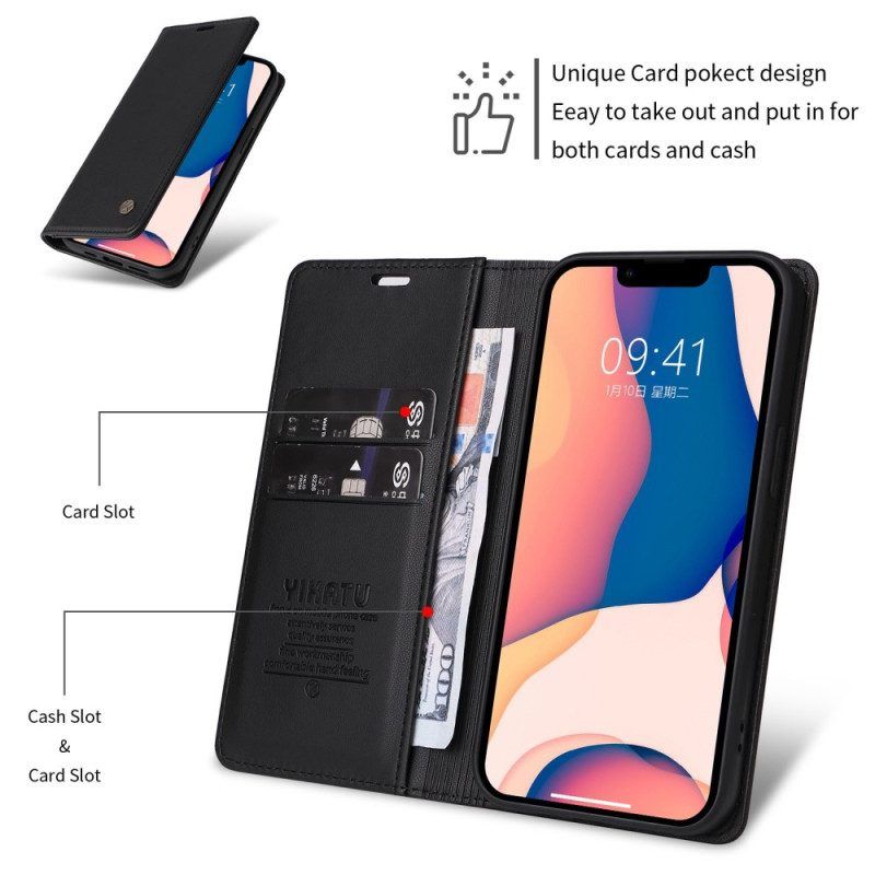 Schutzhülle Für iPhone 14 Pro Flip Case Dekorative Nieten