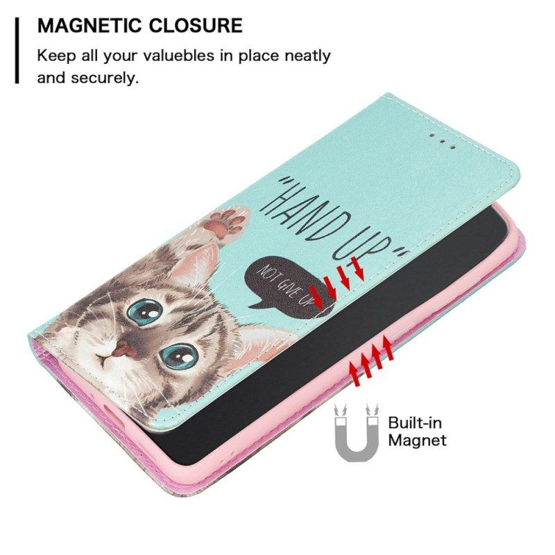 Schutzhülle Für iPhone 14 Pro Flip Case Hand-up