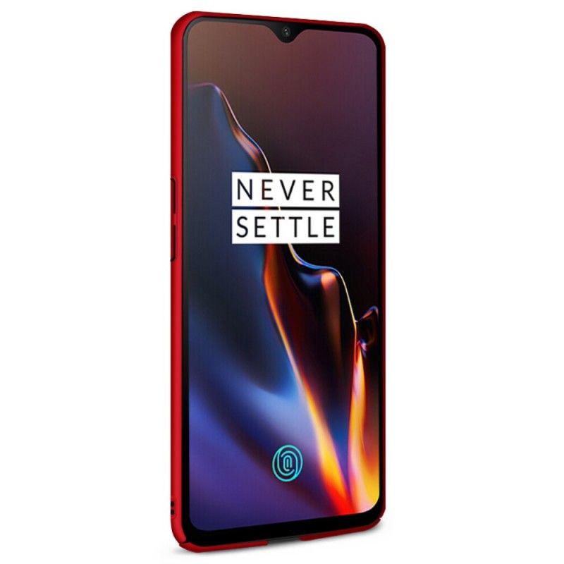 Hülle Für OnePlus 6T Rot Seidenserie