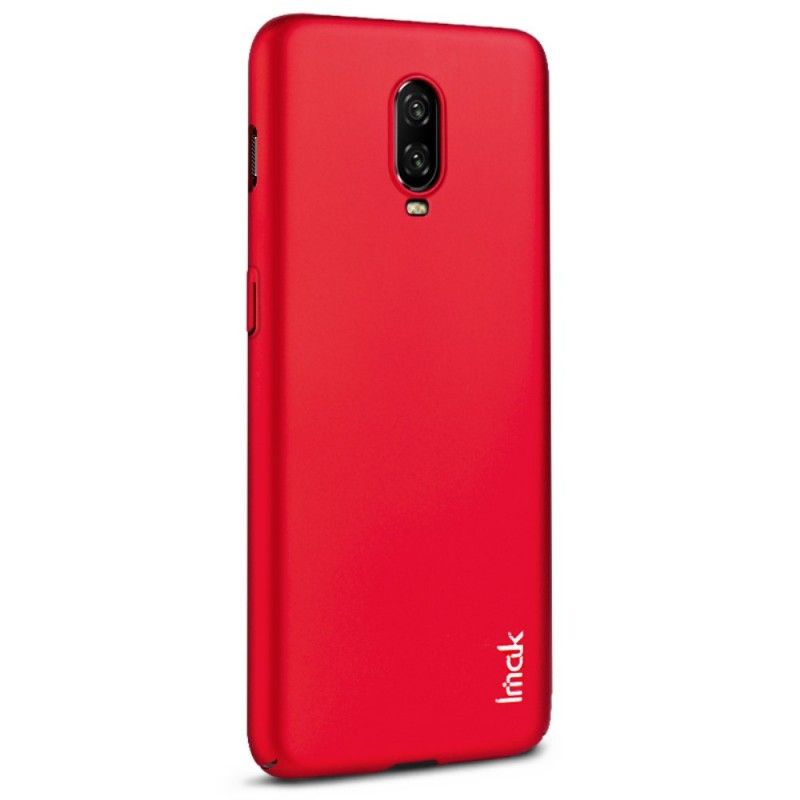 Hülle Für OnePlus 6T Rot Seidenserie