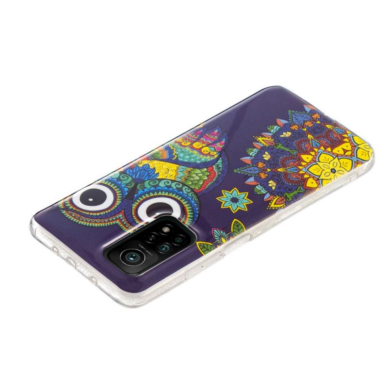 Hülle Für Xiaomi Mi 10T / 10T Pro Fluoreszierende Mandala-Eule