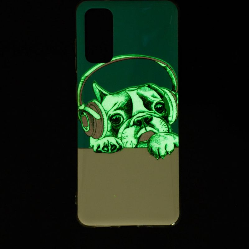 Hülle Für Xiaomi Mi 10T / 10T Pro Fluoreszierender Hund