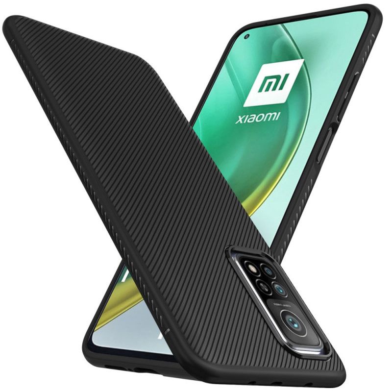 Hülle Für Xiaomi Mi 10T / 10T Pro Schwarz Jazzserien-Twill