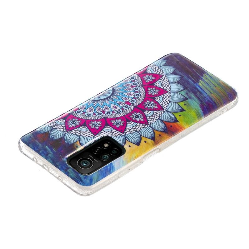 Hülle Xiaomi Mi 10T / 10T Pro Fluoreszierendes Farbiges Mandala