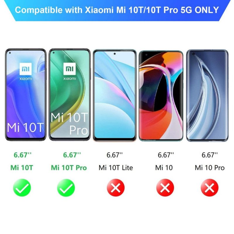 Hülle Xiaomi Mi 10T / 10T Pro Transparent