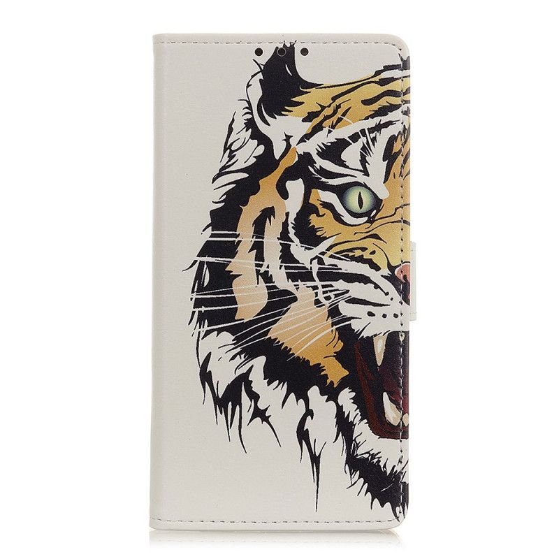 Lederhüllen Für Xiaomi Mi 10T / 10T Pro Wilder Tiger