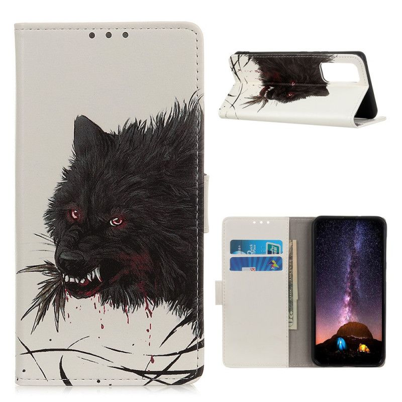 Lederhüllen Xiaomi Mi 10T / 10T Pro Hungriger Wolf