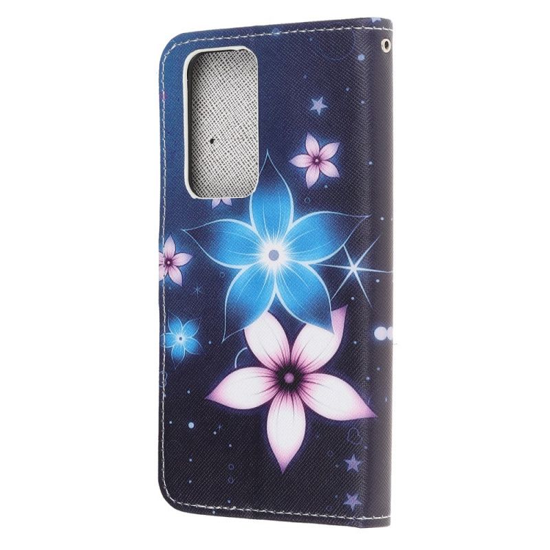 Lederhüllen Xiaomi Mi 10T / 10T Pro Mondblumen Mit Tanga