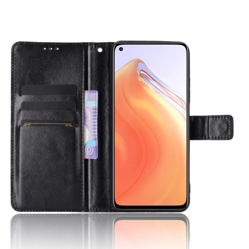 Lederhüllen Xiaomi Mi 10T / 10T Pro Schwarz Auffälliges Kunstleder