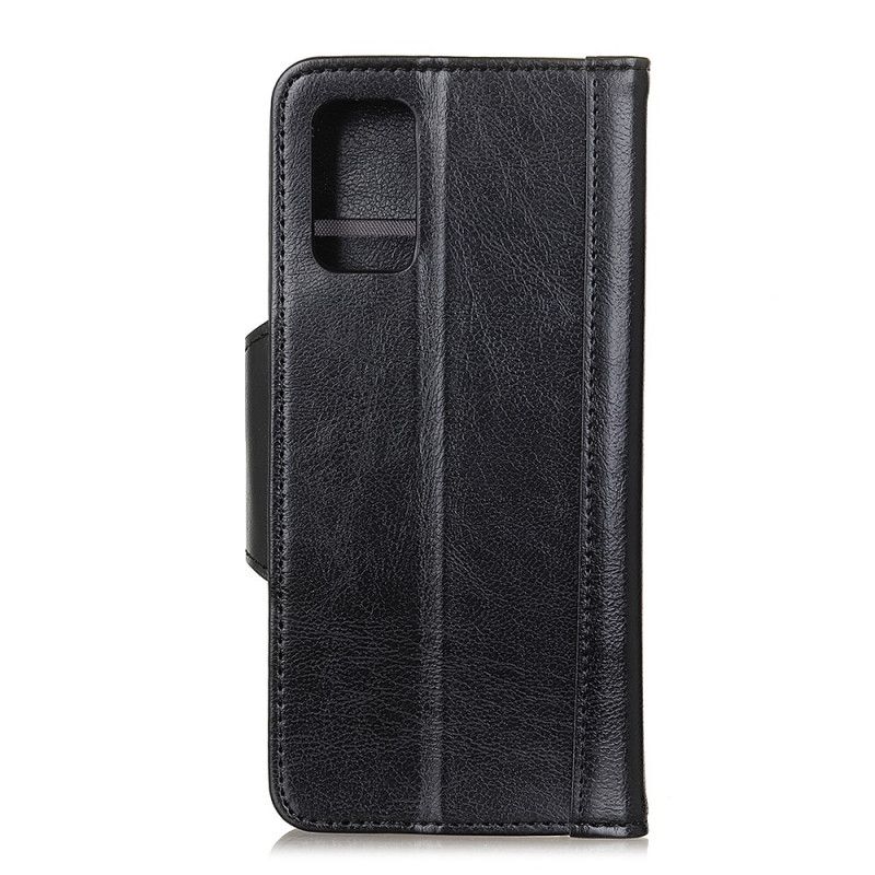 Lederhüllen Xiaomi Mi 10T / 10T Pro Schwarz Kunstleder-Eleganzverschluss