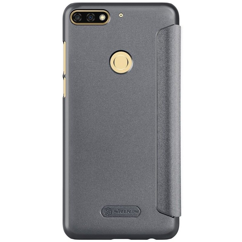 Flip Case Huawei Y7 2018 Schwarz Nillkin