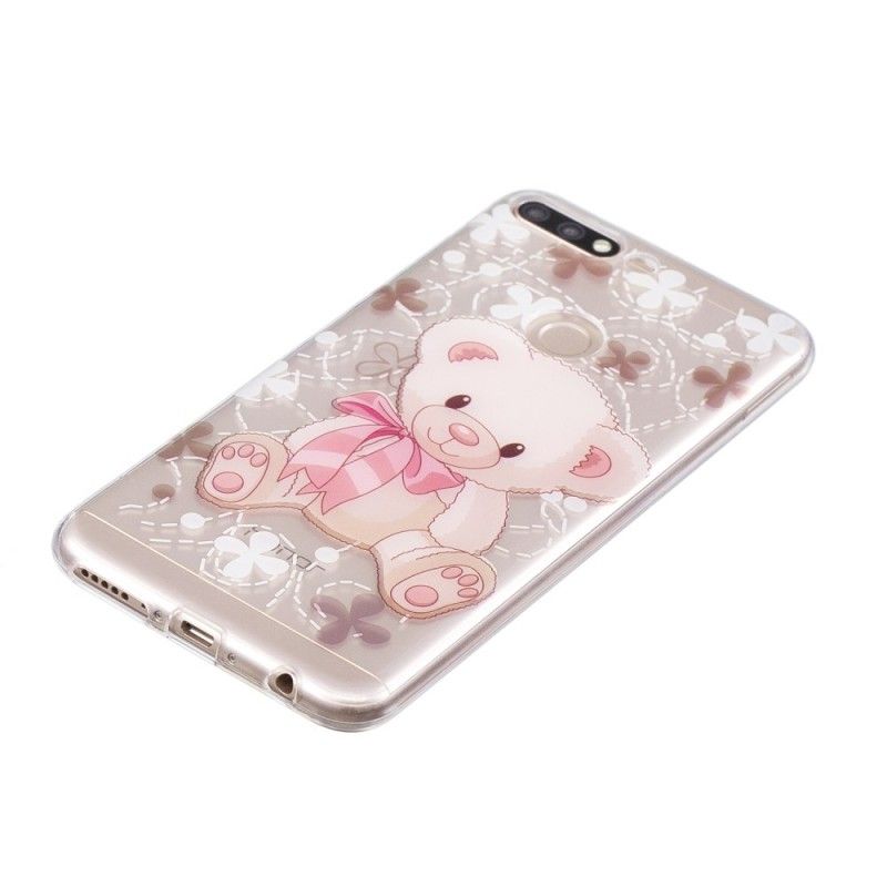 Hülle Huawei Y7 2018 Handyhülle Hübscher Teddybär