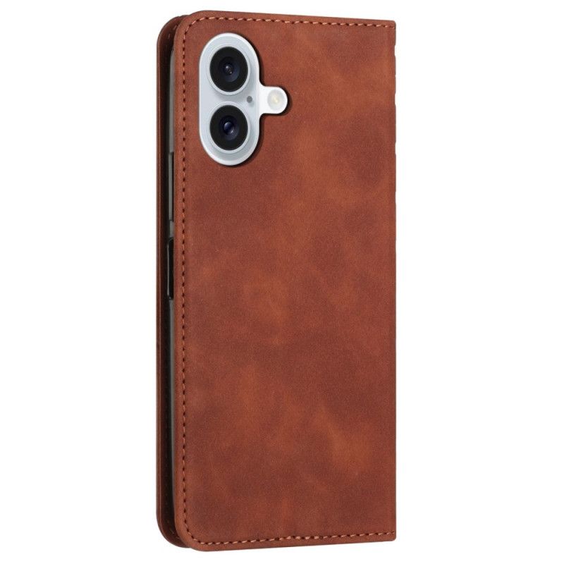 Flip Case iPhone 16 Plus Rautenmuster