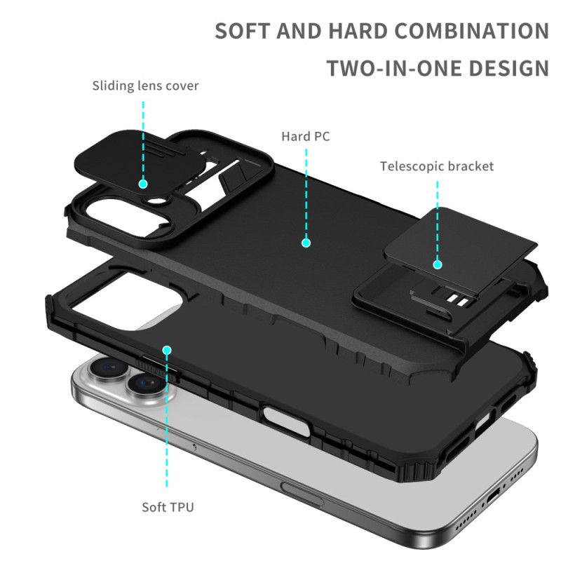 Hülle Für iPhone 16 Plus Kamera-slider Und Unterstützung