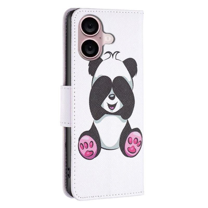 Lederhüllen Für iPhone 16 Plus Panda