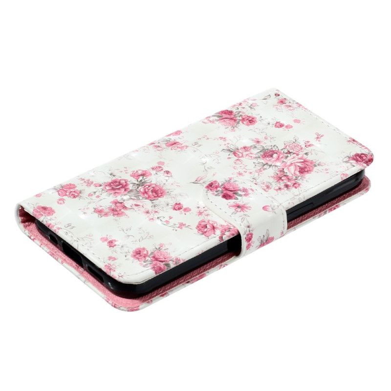 Lederhüllen iPhone 16 Plus Handyhülle Riemenrosen