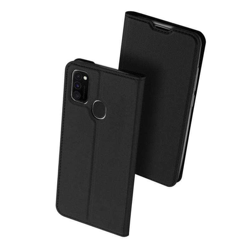 Flip Case Samsung Galaxy M21 Schwarz Pro-Dux-Ducis-Haut