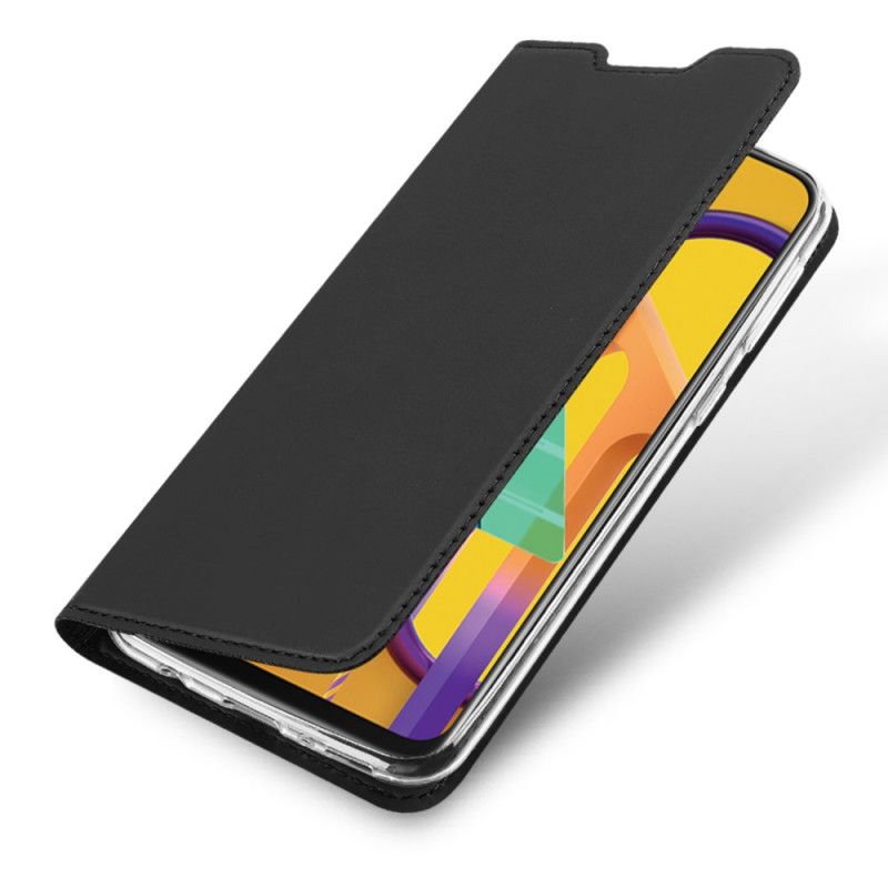 Flip Case Samsung Galaxy M21 Schwarz Pro-Dux-Ducis-Haut