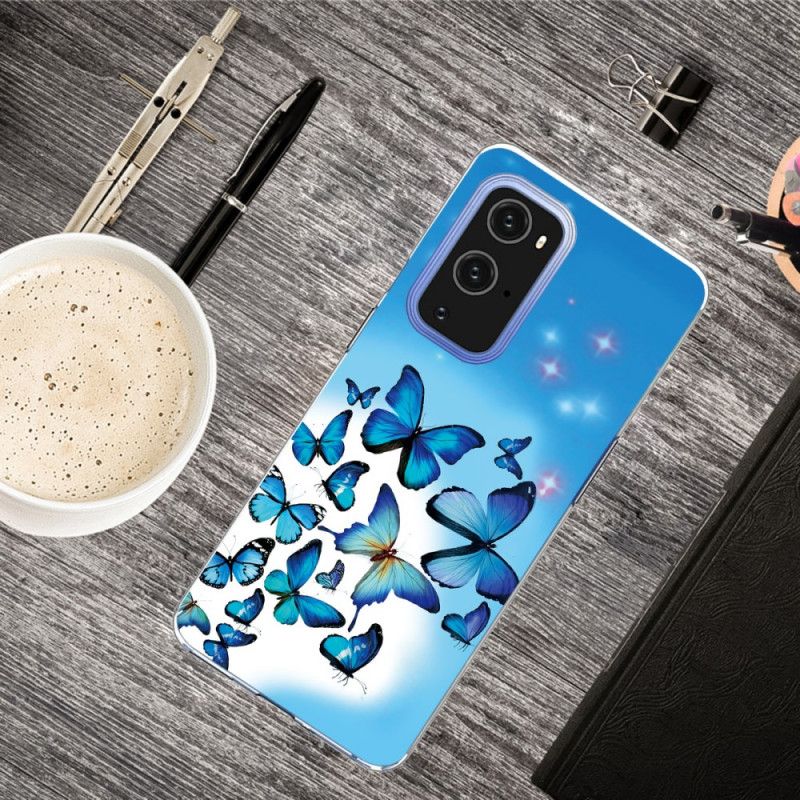 Hülle OnePlus 9 Schmetterlinge Schmetterlinge