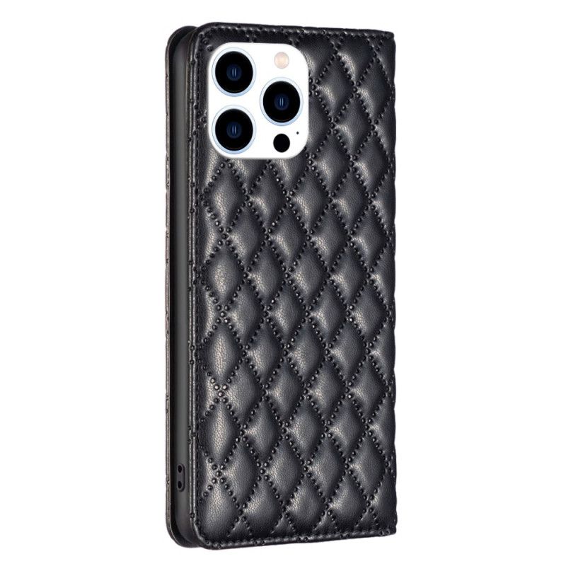 Flip Case iPhone 16 Pro Gesteppt Binfen Color