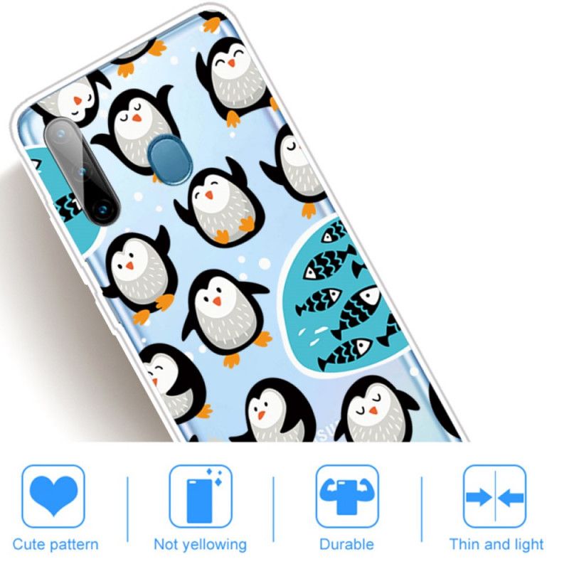 Hülle Samsung Galaxy M11 Pinguine Und Fische