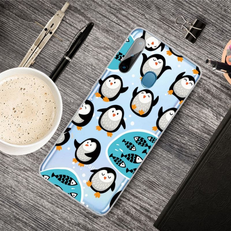 Hülle Samsung Galaxy M11 Pinguine Und Fische