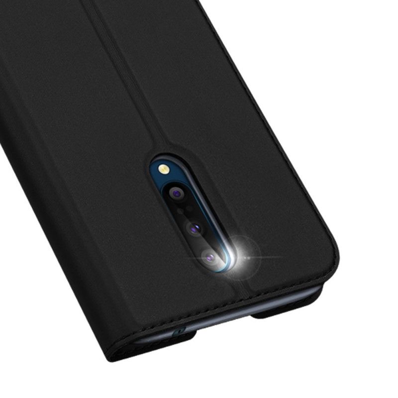 Flip Case Für OnePlus 8 Dunkelblau Pro-Dux-Ducis-Haut