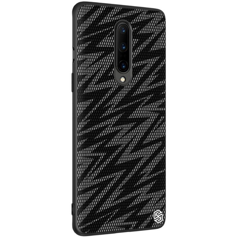 Hülle OnePlus 8 Schwarz Schillernder Nillkin