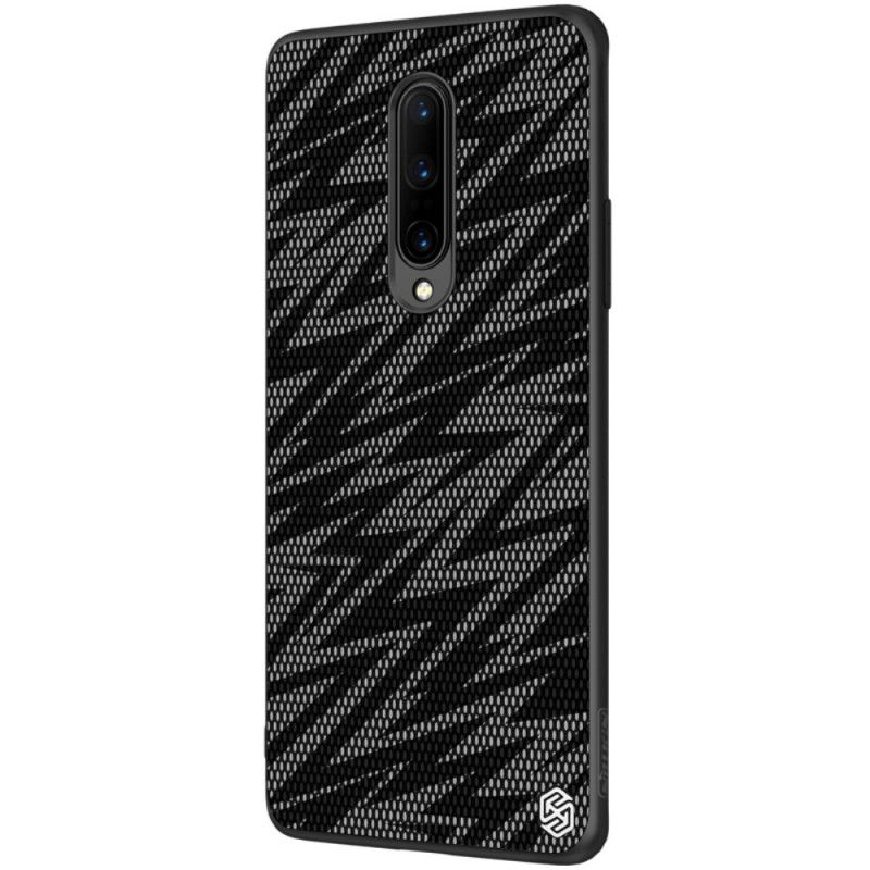 Hülle OnePlus 8 Schwarz Schillernder Nillkin