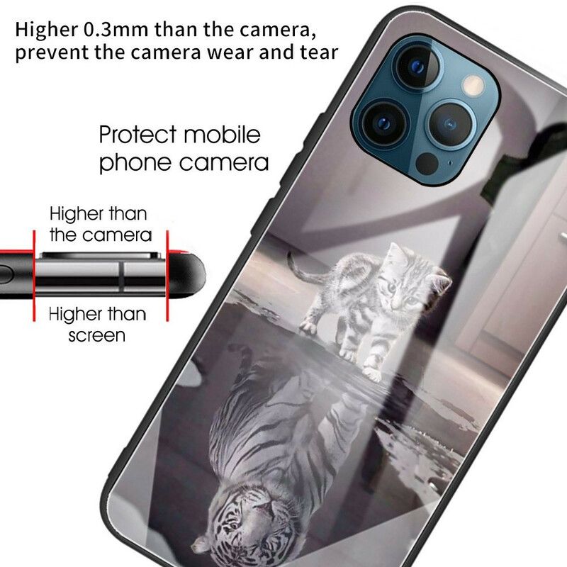 Hülle Für Iphone 13 Pro Katzentraum Aus Gehärtetem Glas